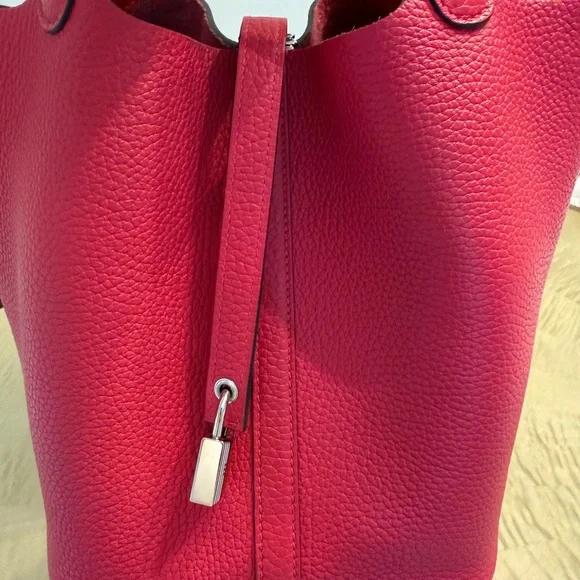 Hermes Picotin 22 Clemence, Rose Mexico, 2020 excellent condition, full set - Picture 7 of 12